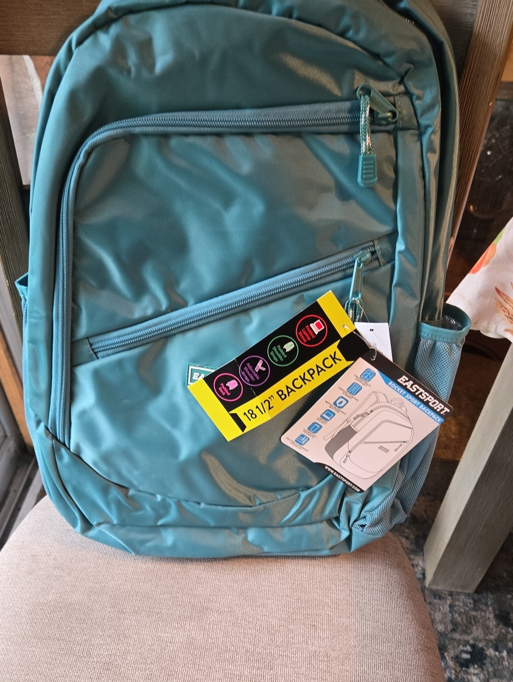 Eastsport Teal 18.5" Backpack